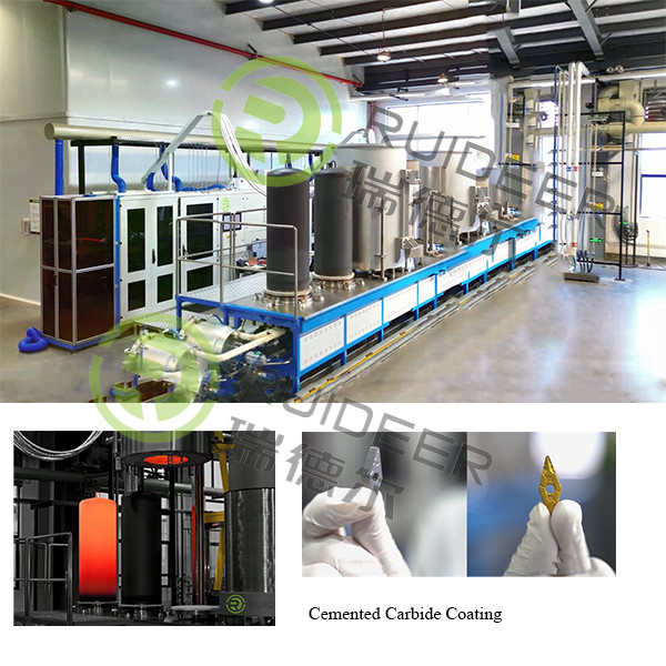Pieczar do powlekania odparowania chemicznego z prekursorami TiCL4, AICL3 i gazami procesowymi