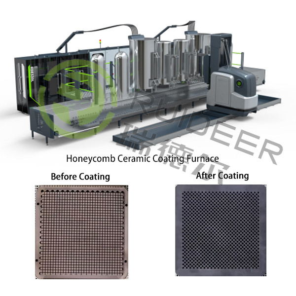Popielnia Ceramic CVD dla 700-1050C Temperatura procesu i opcjonalny neutralizator gazowy