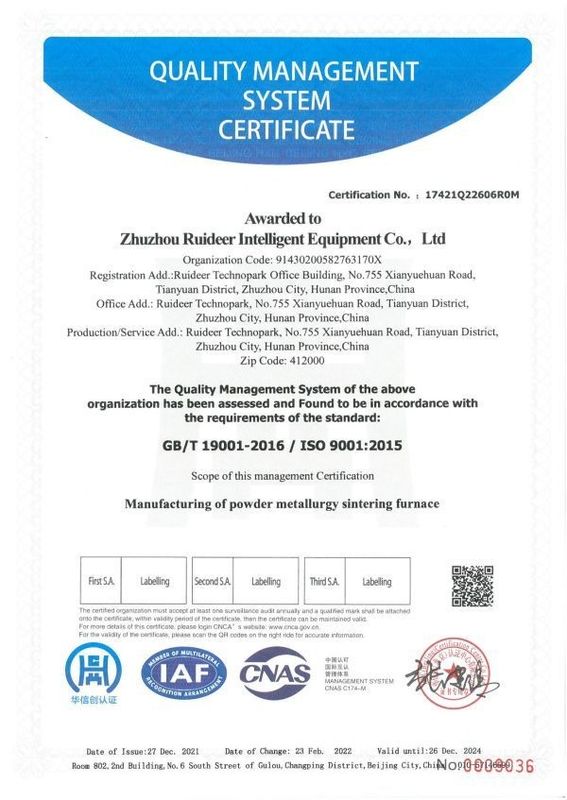Dostosowywalna komora rozmiar 300*300*1200mm Vakuum Hip Furnace for Advanced Hip Implant Design