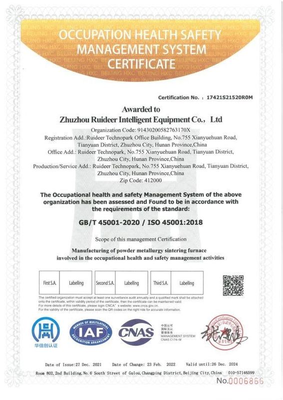 Dostosowywalna komora rozmiar 300*300*1200mm Vakuum Hip Furnace for Advanced Hip Implant Design
