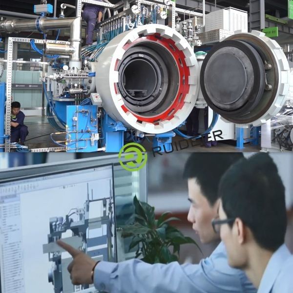 Grafitowy element grzejny do pieca próżniowego wysokotemperaturowego, temperatura projektowa 1200-2500°C, możliwość dostosowania do pojemności 10-15T